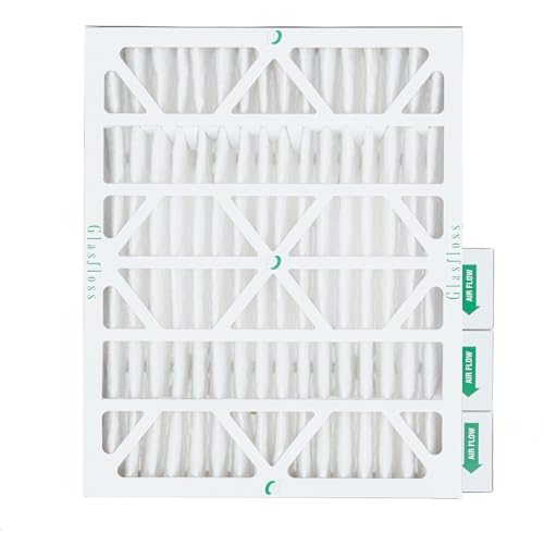 Glasfloss 20x25x4 MERV 10 Pleated Furnace Air Filter Box of 4 - Model ZL