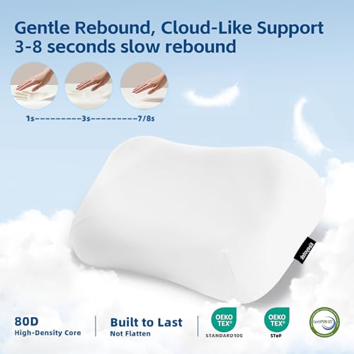Keeyotek Ergonomic Memory Foam Pillow for Side & Back Sleepers