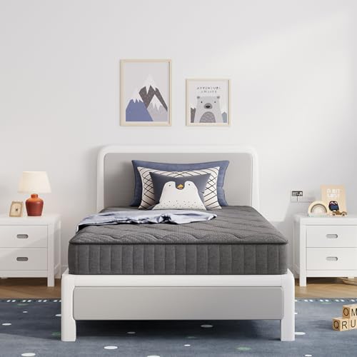 Avenco Twin 6 Inch Hybrid Mattress - Medium Firm Support in a Box