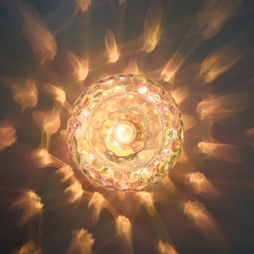 11-Inch Brass Gold Semi Flush Ceiling Light with Stained Glass Shade - Modern Close to Ceiling Fixture