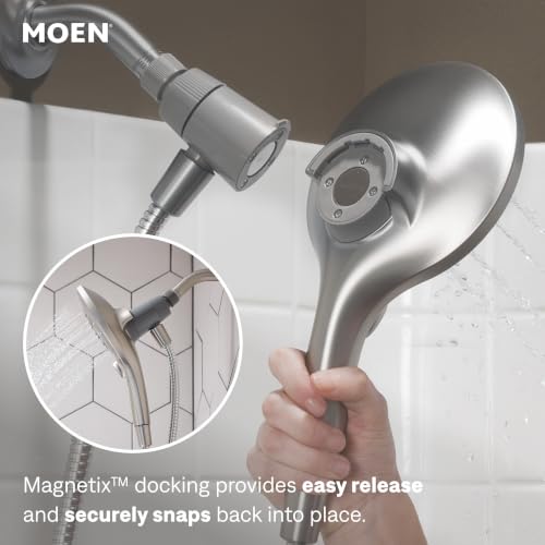 Moen Engage Spot Resist Brushed Nickel Handheld Showerhead - 5.5-Inch