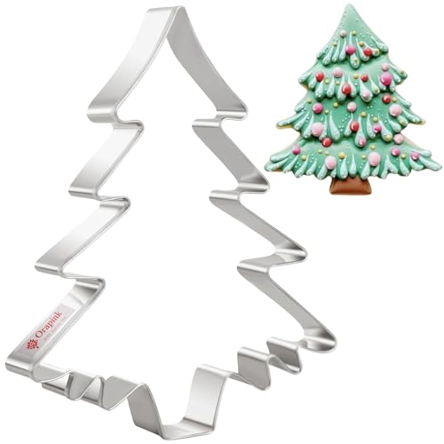 Large 5'' Christmas Tree Cookie Cutter - Stainless Steel Bakeware