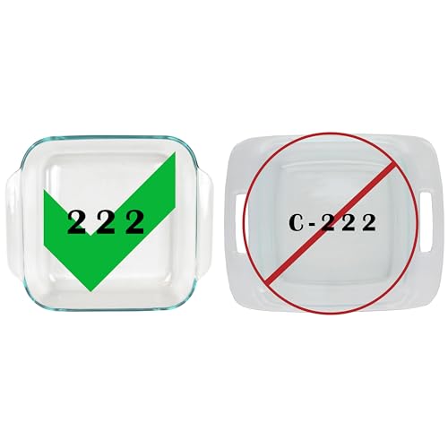 2 Qt Clear Square Glass Baking Dish - Oven & Microwave Safe