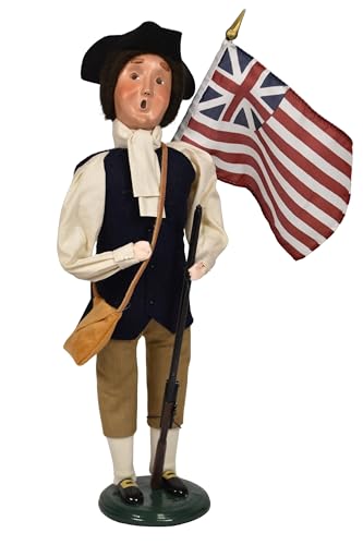 Byers' Choice Revolutionary Patriot 1776 Christmas Caroler Figurine Collectible