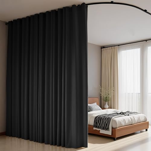 Room Divider Curtains Flexible Ceiling Tracks Set Curtain Track Mount