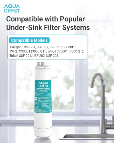 Water Filter Replacement Cartridge for Culligan RC-EZ-1, 2 Pack