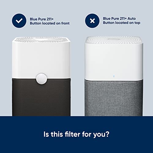 Blueair 211+ Air Purifier Replacement Filter 2.8 x 20.4 x 11.7 inch - Genuine 211+ Particle & Carbon Filter