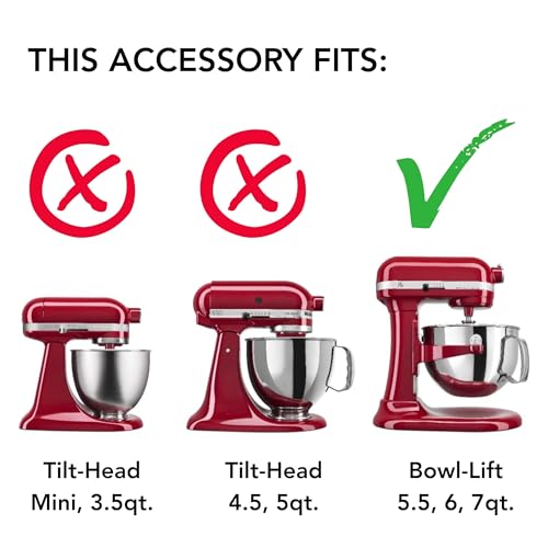 KitchenAid Pouring Shield for 5-6 Quart Bowl-Lift Mixers - Variation 5 Q