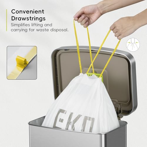 EKO 21 Gallon Extra-Strong XL Tall Kitchen Trash Bags - 110 Count, Code G, Heavy Duty