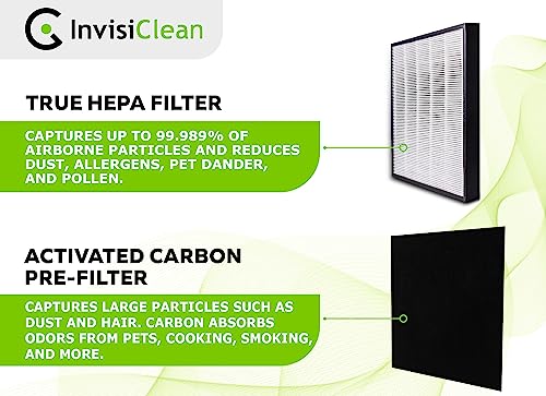 InvisiClean Claro HEPA Filter Replacement Pack for IC-4524 - 1 Count
