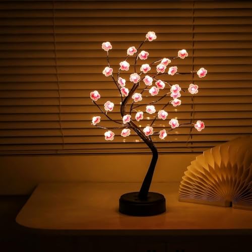 Nakolulu 18in Cherry Blossom Tree Light (4 Pack) USB/Battery Powered – 36 LEDs
