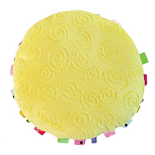 Snuggle Stuffs Hello Sunshine 14" Yellow Plush Throw Pillow