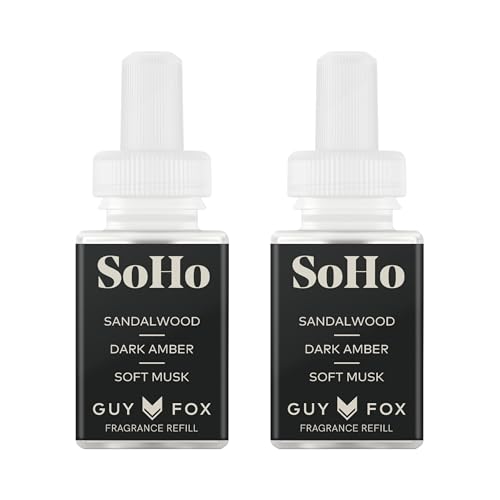 Pura x Guy Fox SoHo Home Diffuser Refill 2-Pack Long-Lasting Aromatherapy