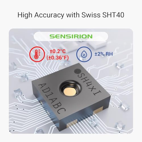 YoLink Indoor Temperature and Humidity Sensor Kit with Hub - Long-Range Wireless
