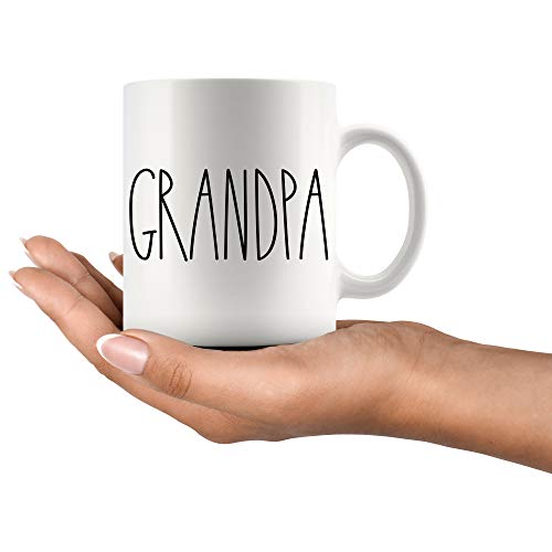 IRIDESCENT Grandpa Coffee Mug 11oz - Christmas / Birthday Gift for Best Grandpa Ever