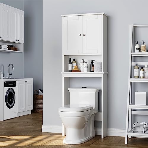 Over the Toilet Storage Cabinet, Bathroom Organizer Toilet, Space