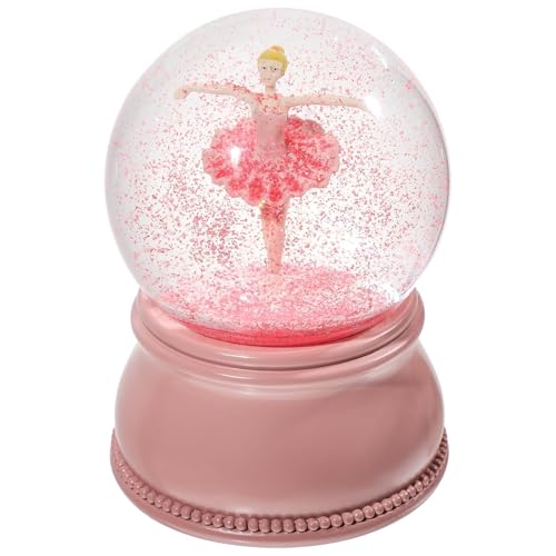 Ballet Girl Snow Globe for Girls - Christmas Musical Ballerina Decor