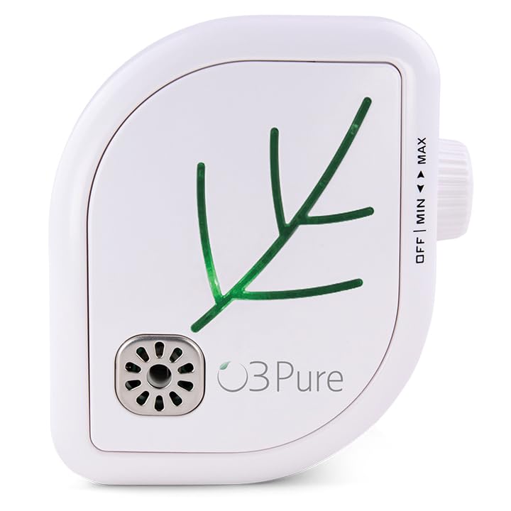 O3 Pure Leaf Wall Air Purifier & Ozone Generator - Odor Eliminator for Home & Office