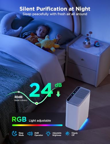 GoveeLife Smart Air Purifier with Sensor for Large Rooms, Covers 1046 ft²