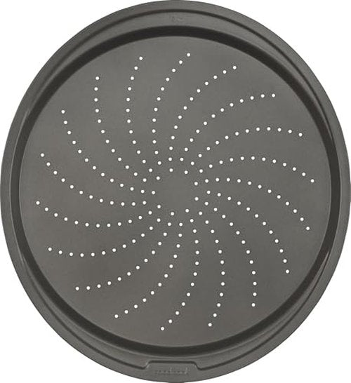 GoodCook Everyday Personal Pizza Pans 10-Inch Nonstick Scratch-Resistant Steel, Set of 2, Gray