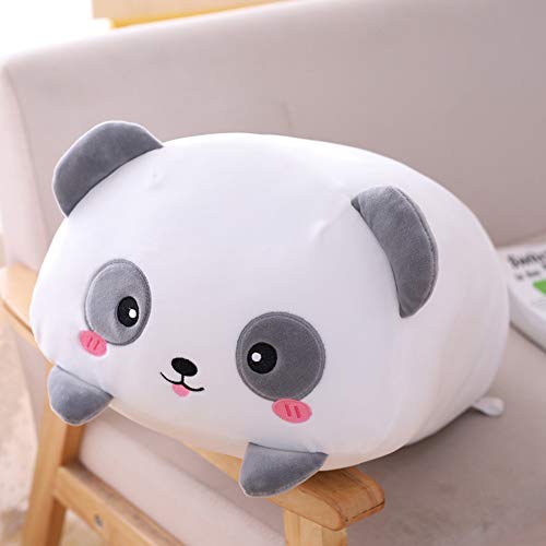 Panda Plush Stuffed Animal, Cute Panda Plushie Cylindrical Body Pillow Toy Gifts for Kids Birthday, Valentine, Christmas, 8inch