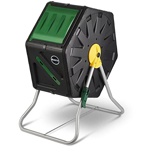 Miracle-Gro 18.5 Gallon Compost Tumbler - Easy Turn Outdoor Compost Bin