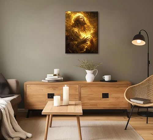 Jesus Christ Canvas Wall Art Portrait Christian Painting Picture