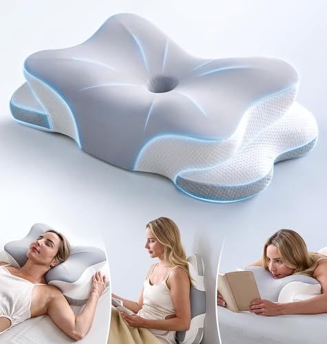 Ultra Pain Relief Cervical Neck Pillow for Sleeping, 5X Support