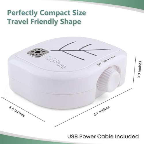 O3 Pure Leaf Wall Air Purifier & Ozone Generator - Odor Eliminator for Home & Office