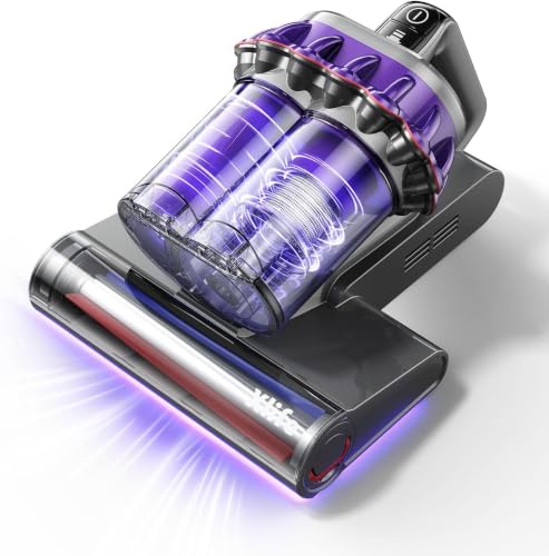 Mattress Vacuum Cleaner with UV-C Light Pet Hair Removal HEPA Filter