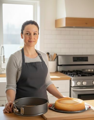 10-Inch Nonstick Springform Pan with Leakproof Seal & Removable Bottom for Cheesecake & Baking