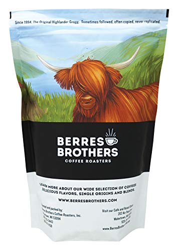 Ground Coffee Highlander Grogg 2lb - Flavored Arabica Beans, Caramel Hazelnut Roast