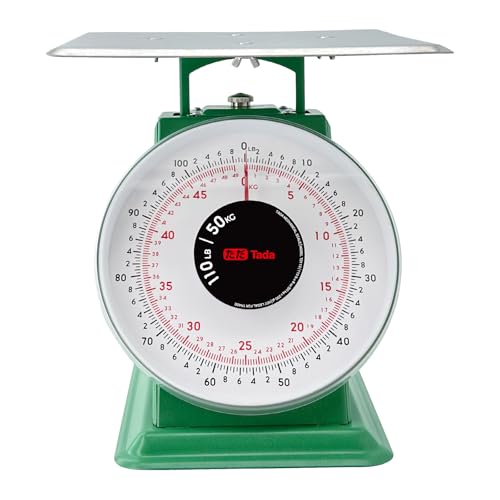 110 lb Heavy Duty Mechanical Kitchen Food Scale with Large Dial