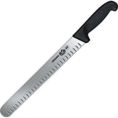 Victorinox Fibrox Pro 12-Inch Slicing Knife with Granton Blade - Old Version