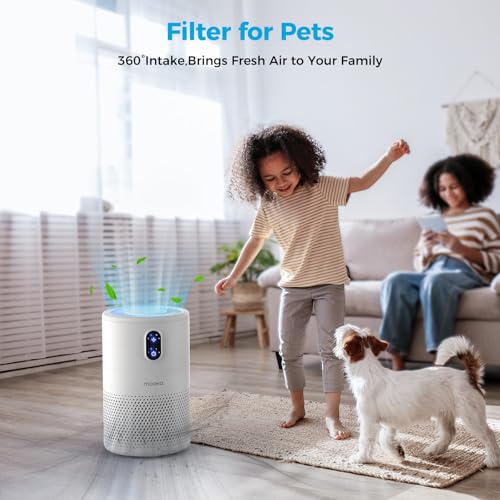 MOOKA HEPA Air Purifier Filter 5.5 x 5.5 x 5.9 inches 1-Pack for B-D02L
