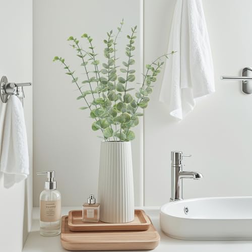 20pcs Eucalyptus Stems Artificial Eucalyptus Leaves Stems Artificial Fake Flowers for Home Office Flowers Bouquet Centerpiece Wedding Decoration Christmas Decor 2025