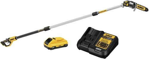 Dewalt 20V MAX XR Brushless Cordless Pole Saw - Includes 4Ah Lithium-Ion Battery & Charger Bundle