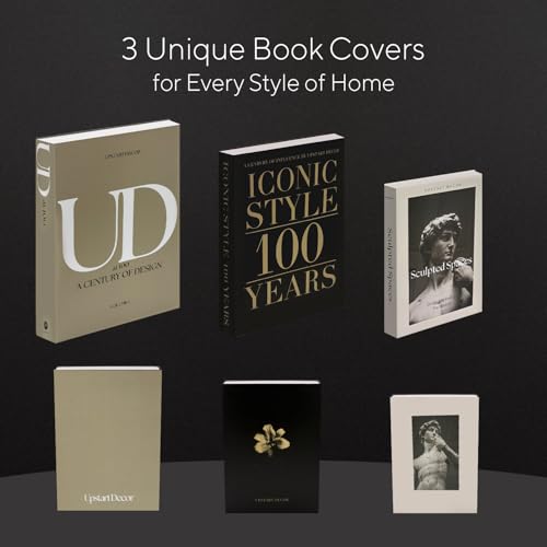 Decorative Faux Books Set of 3 with Hidden Storage - Modern Home Decor