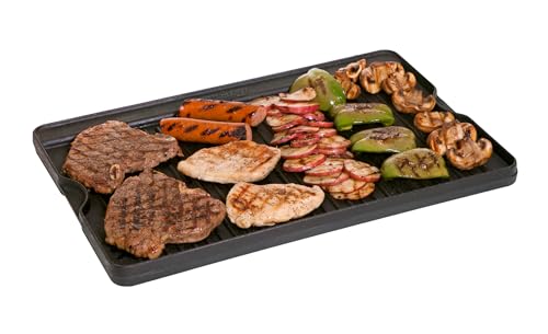 Camp Chef 16 x 24-Inch Cast Iron Reversible Griddle - Non-Stick Flat & Ribbed Sides
