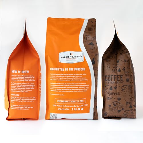 Ethiopian Yirgacheffe Kochere Whole Bean Coffee - Medium Roast, 80 oz, Kosher, Single-Origin
