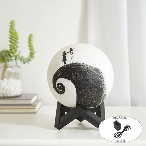 Nightmare Before Christmas LED Mood Light with Jack Skellington – Idea Nuova, Battery Operated (Pack of 1)