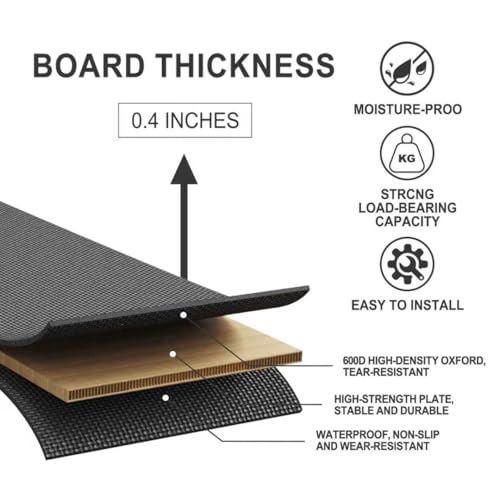 Queen Size Bunkie Board 10MM Folding Spring Support, Light, Breathable & Moisture Resistant