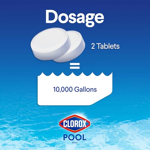 Clorox Pool&Spa XTRABLUE 3” Chlorinating Tablets, Individually