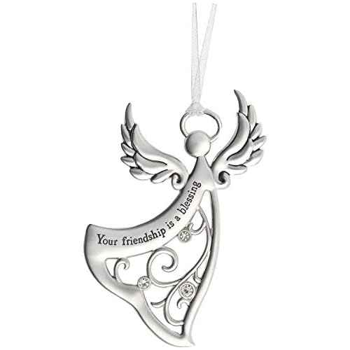 Ganz Angels By Your Side Ornament - Your friendship is a blessing, Metal