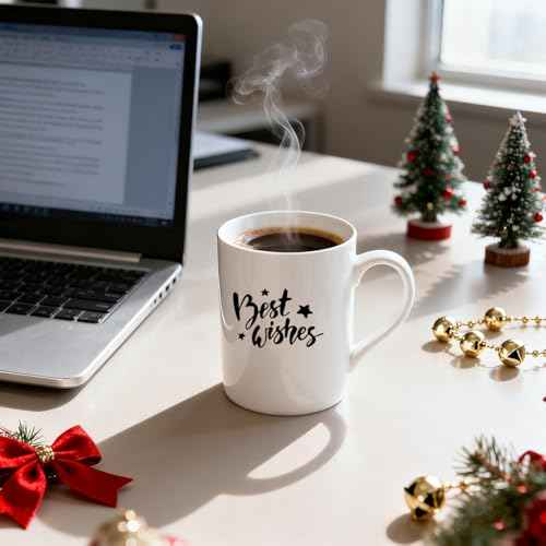 40Pcs Black and White Word Stickers for Crafts Christmas Ornaments, Vinyl Rub on Transfers UV Decals,Stickers for Xmas Words Winter Holiday Window Glass Cups Balls Jars Home Decorations