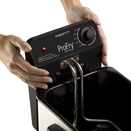 Deep Fryer with Stainless Steel Immersion Element - 8-Cup Capacity - Fryer Variation