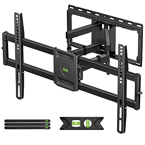 USX Mount Full Motion TV Wall Mount for 42-90 Inch TVs Up to 132lbs - Adjustable Swivel & Tilt