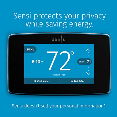 Sensi Touch Smart Thermostat by Emerson with Touchscreen Color