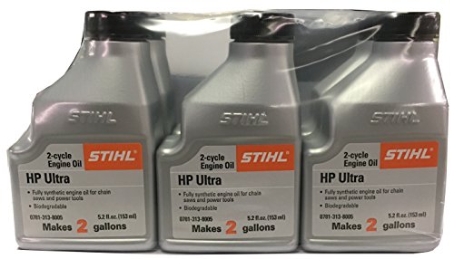 High Performance 2-Cycle Engine Oil - Fully Synthetic, 5.2 Ounces, Pack of 6