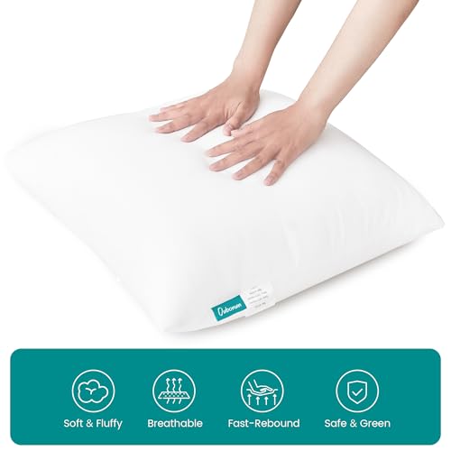 2 Pack 30x30 Inch Throw Pillow Inserts - Square Cushion Filling